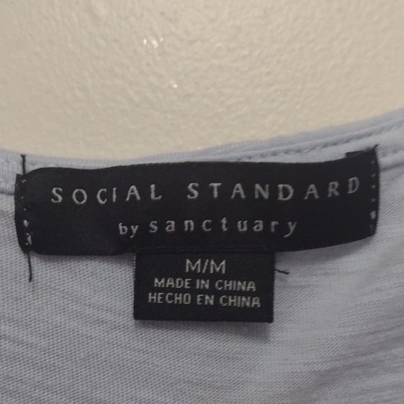 Social Standard Blue Sleeveless Dress (J459) - Picture 2 of 5